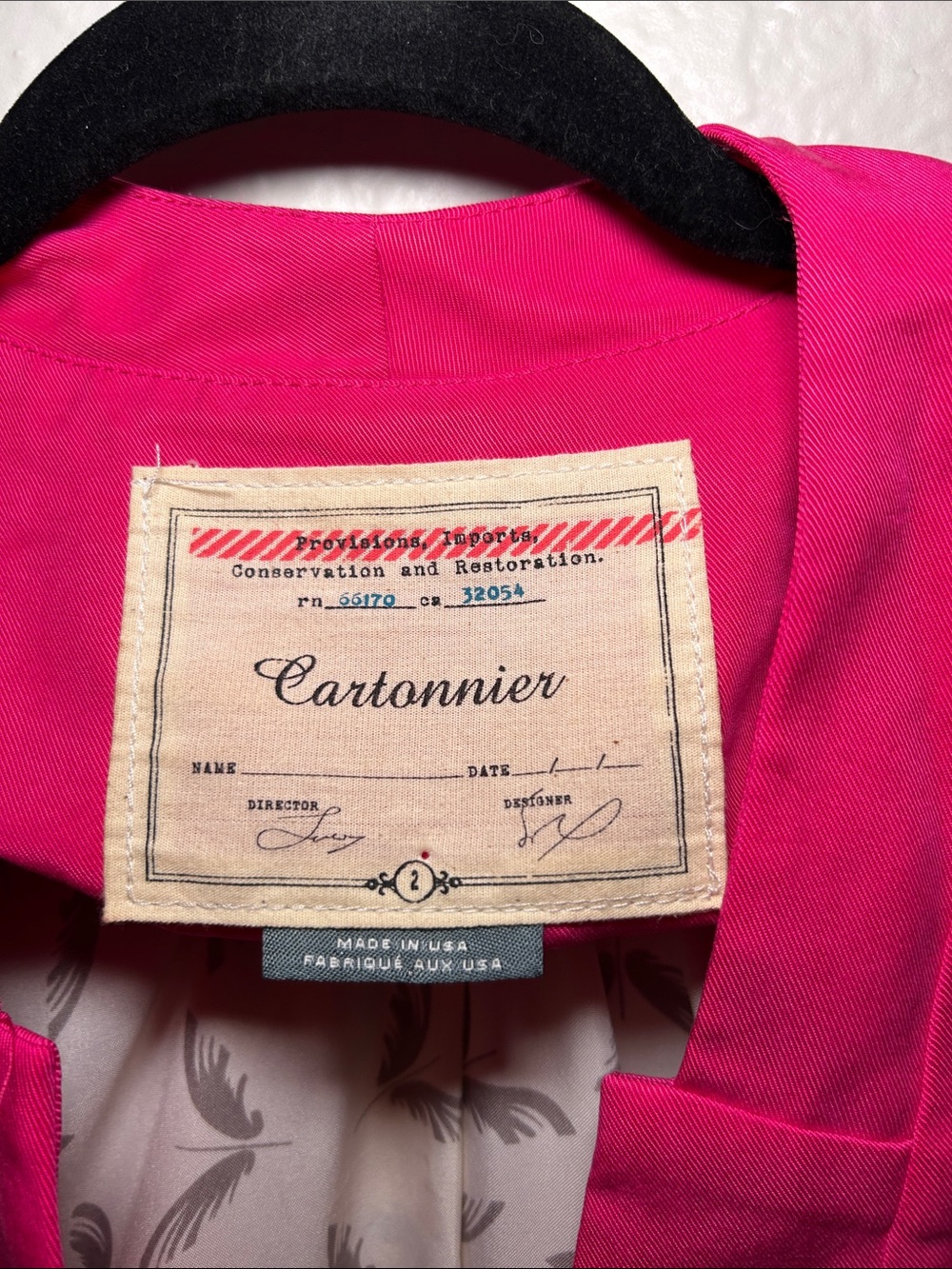 Cartonnier Hot Pink Open-Front Blazer with Ruched Sleeves - Picture 2 of 8